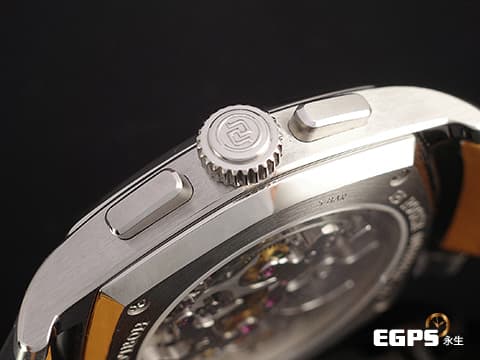 ROGER DUBUIS 羅杰杜彼 La Monegasque 玩家系列 RDDBMG0009 微型自動盤 86300 不鏽鋼材質 白色面盤 摺疊帶扣 計時碼錶 自動上鏈 2025年保卡 日內瓦印記&nbsp;44mm