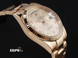 ROLEX 勞力士 Day-Date DD36 星期日誌型型 118235 18K永恆玫瑰金 <font color="#ffead1">玫瑰金色面盤 羅馬數字面</font>&nbsp;<font color="#ff0000">台灣公司貨</font> 自動上鍊 36mm