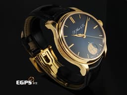 H. Moser &amp; Cie. 亨利慕時 Perpetual Moon 千年月相 348.901-013 18K玫瑰金材質 <font color="#05f0f0">7日動力儲存 弧形軌道移動式動能儲存顯示 藍色漸層面盤</font>&nbsp;<font color="#FF0000">台灣公司貨 訂價約1,245,000元</font>&nbsp;自動上鍊 40.8mm