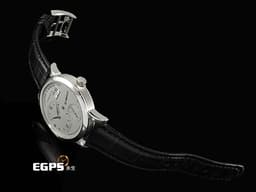 A.LANGE &amp; SOHNE 朗格 Lange 1 101.025 PT950 鉑金材質&nbsp;<font color="#05f0f0">大日期窗 實心銀白色面盤、羅馬數字時標指針&nbsp;</font>手上鍊 38.5mm