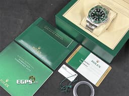 ROLEX 勞力士 Submariner 潛航者 116610LV 不鏽鋼材質 <font color="#009100"> 絕版綠色陶瓷框 太陽紋綠色面盤 全綠水鬼 </font><font color="#FF0000">&nbsp;2016年保卡 台灣公司貨 絕版錯過不再&nbsp;&nbsp;</font>潛水錶 自動上鍊 40mm