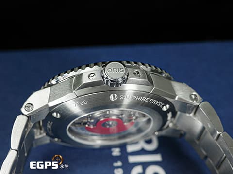 ORIS 豪利時 Aquis Date 時間之海 7789&nbsp;綠色陶瓷外圈 綠色面盤 綠水鬼&nbsp;0173377894157 不鏽鋼 大三針&nbsp;2026年保卡 潛水錶 自動上鍊 43.5mm