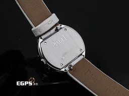 PIAGET 伯爵 Possession  P10402  G0A32168 18K白金材質 原鑲<font color="#fafa01">彩色</font><font color="#fa00fa">寶石</font><font color="#a1e8a2">旋轉</font><font color="#05f0f0">錶圈 </font><font color="#0582f5">藍色面盤</font>&nbsp;石英機芯 29mm
