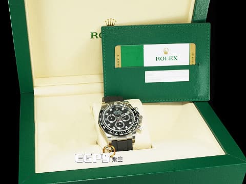 ROLEX 勞力士 DAYTONA 迪通拿 116519LN 計時碼表 18K白金材質 陶瓷框 停產款八鑽時標面盤&nbsp;2019年保卡&nbsp;自動上鍊 40mm