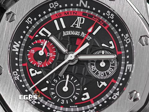 Audemars Piguet 愛彼 AP錶 Royal Oak Offshore 皇家橡樹 離岸型 Alinghi Polaris 阿靈基 帆船隊 北極星 帆船盃 26040ST.OO.D002CA.01 飛返 計時碼表 不鏽鋼 26040 ST 限量1935只 特殊錶盒 自動上鍊&nbsp;42mm