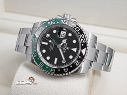 ROLEX 勞力士 GMT-Master II 格林威治型 126720 VTNR <font color="#00ff7f"> 綠黑框 雪碧 左冠錶</font> 126720VTNR <font color="#FF0000">勞力士罕見左冠錶  2024年新式保卡</font><font color="#00FFFF">三板蠔式錶帶</font> 自動上鍊 40mm
