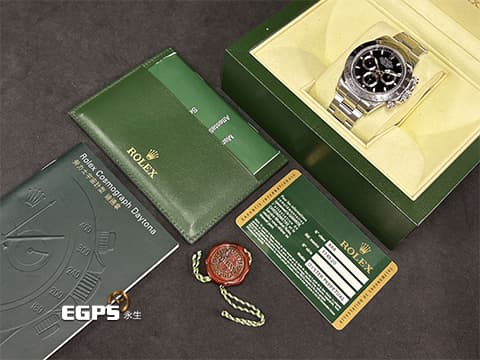ROLEX 勞力士 Cosmograph Daytona 宇宙計時型 迪通拿 116520&nbsp;一代鋼王 經典黑鋼迪 黑熊貓&nbsp;計時碼表 不鏽鋼材質&nbsp;自動上鏈 40mm