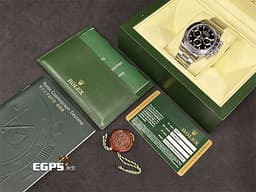 ROLEX 勞力士 Cosmograph Daytona 宇宙計時型 迪通拿 116520&nbsp;<font color="#62eaf4">一代鋼王 經典黑鋼迪 黑熊貓</font>&nbsp;計時碼表 不鏽鋼材質&nbsp;自動上鏈 40mm