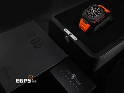Bell &amp; Ross 柏萊士 BRX5R-BO-TC/SRB Carbon Orange <font color="#05f0f0">碳纖維及鈦金屬材質 動力儲存顯示</font><font color="#ff0000">&nbsp;2025年保卡 限量500只</font>&nbsp;自動上鍊 41mm