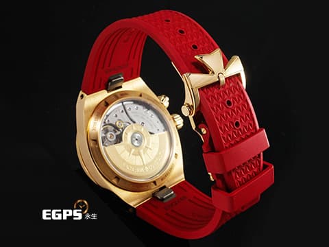 Vacheron Constantin 江詩丹頓 VC錶 Overseas Dual Time 縱橫四海 7920V/000R-B336 藍色面盤 日內瓦印記機芯&nbsp;兩地時間 日夜顯示 易拆卸替換錶帶裝置 2024年保單 自動上鍊 41mm