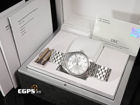 IWC 萬國錶 Pilot Spitfire Mark XVI 飛行員 噴火戰機 馬克十六 IW325505 不鏽鋼 大三針 飛行錶&nbsp;台灣公司貨&nbsp;自動上鍊 38.1mm