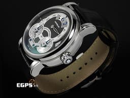 Montblanc 萬寶龍 Star Nicolas Rieussec 108790 尼可拉斯 不銹鋼材質&nbsp;<font color="#05f0f0"><span style="font-size: 13.3333px;">銀色巴黎釘飾紋路面盤 小時顯示盤</span>&nbsp;單把計時</font>&nbsp;<font color="#ff0000">2025年保卡</font> 自動上鏈 43mm
