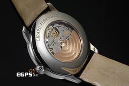 GIRARD-PERREGAUX 芝柏 GP 1966系列 49525-53-131-BK6A 18K白金材質 <font color="#05f0f0">簡約設計</font>&nbsp;<font color="#ff0000">2025年保卡 新錶訂價：622,000元</font>&nbsp;自動上鏈 38mm