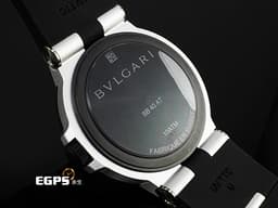 BVLGARI 寶格麗 Bulgari Aluminium系列 103445&nbsp;<font color="#e2e2e2">鋁合金+鈦金屬材質</font>&nbsp;<font color="#4F4F4F">黑色橡膠刻度錶圈</font>&nbsp;<font color="#FF0000">2025年保卡 台灣公司貨</font> 自動上鍊 40mm
