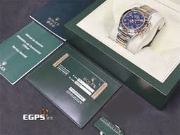 ROLEX 勞力士 Cosmograph Daytona 宇宙計時型 迪通拿 116523 <font color="#0080FF">稀少停產款藍色賽車面盤</font> 計時碼表 <font color="#f5dea8">18K黃金 半金款</font> 賽車錶 <font color="#ff0000">G字頭</font> 自動上鍊 40mm