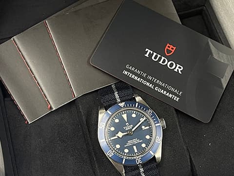 TUDOR 帝舵 Black Bay Fifty-Eight 79030B 碧灣 BB58 海軍藍 織紋錶帶款 水鬼 復古 雪花針 MT5402自製機芯 2020年新式保卡 潛水錶 自動腕錶 39mm