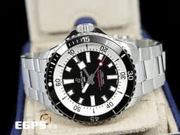 BREITLING 百年靈 Superocean 44 超級海洋 A17376211B1A1 <font color="#05f0f0">黑色面盤、陶瓷錶圈</font> 不鏽鋼材質 300米防水 <font color="#FF0000">2025年保單</font> 潛水錶 自動上鍊 44mm