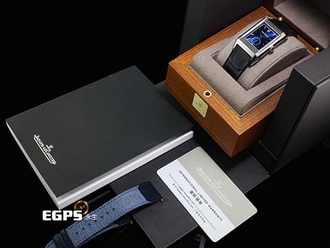Jaeger Le-Coultre 積家 JLC Reverso Classic 翻轉系列 Q3988481 兩地時間 日夜顯示 小秒針 積家錶最具代表系列腕錶 品味人士首選 不鏽鋼材質&nbsp;2025年10月保卡 手上鍊 47 x 28.3mm