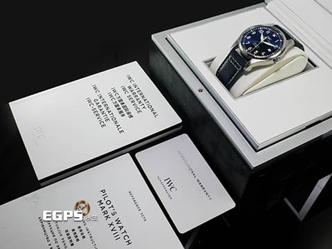 IWC 萬國 Mark XVIII 馬克十八 飛行員腕錶 IW327004 不鏽鋼材質 小王子 特別版&nbsp;2017年保卡&nbsp;自動上鍊 40mm