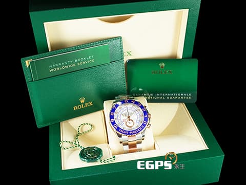 ROLEX 勞力士 Yacht-Master II 蠔式 遊艇名仕型 116681 永恆玫瑰金 半金款 新款賓士指針 帆船 倒數計時碼表 2022年新式保卡 大遊艇 自動上鏈 44mm