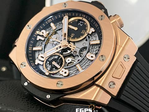 HUBLOT 宇舶 Big Bang Unico 大爆炸 King Gold 42 王金 玫瑰金 441.OX.1181.RX 三日鍊 計時碼表&nbsp;2022年電子保卡&nbsp;自動上鍊 42mm