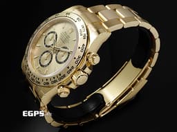 ROLEX 勞力士 Cosmograph Daytona 宇宙計時型 迪通拿 126508 <font color="#f5dea8">金色熊貓 金色及亮黑色錶盤 </font> 計時碼表 <font color="#FF0000"> 2025年新式綠卡 原廠全部膠膜&nbsp;</font> 18K黃金材質 賽車錶 自動上鍊 40mm