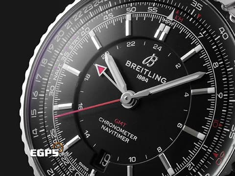 BREITLING 百年靈 Navitimer 41 航空計時系列 A17329 A17329161C1A1 不鏽鋼材質 藍色太陽紋面盤 經典環形飛行滑尺 2025年保單 自動上鍊 41mm