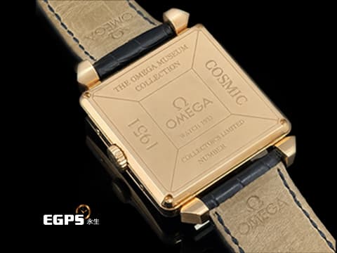 OMEGA 歐米茄 Museum Collection 博物館典藏系列 Cosmic 1951&nbsp;全球限量1951只 5701.80.03&nbsp;月相盈虧 星期窗 月份窗 日期刻度 復刻全曆月相金錶&nbsp;自動上鍊 41.5mm