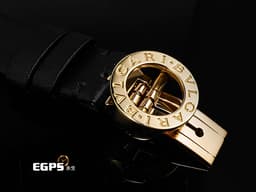 BVLGARI 寶格麗 Bulgari Astrale Cerchi系列 AE36G 18K黃金材質&nbsp;<font color="#05f0f0">原廠鑲嵌鑽石錶圈</font>&nbsp;石英機芯 36mm