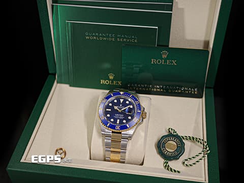 ROLEX 勞力士 Submariner 潛航者 126613LB 陶瓷框 126613 半金款 藍水鬼 2025年保卡 3235新機芯 潛水錶 自動上鍊 41mm