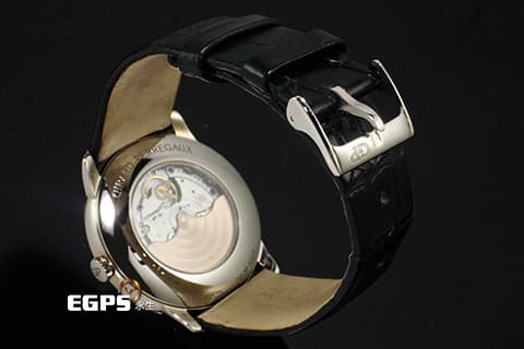 GIRARD-PERREGAUX 芝柏 GP 1966系列 49525-53-131-BK6A 18K白金材質 簡約設計&nbsp;2025年保卡 新錶訂價：622,000元&nbsp;自動上鏈 38mm