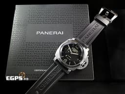 PANERAI 沛納海 luminor 8 Days GMT PAM233 <font color="#ff0000">黑色三明治面盤 日夜顯示 高圓弧藍寶石水晶鏡面</font> PAM00233 8日鍊&nbsp;手上鍊 44mm