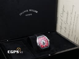 Franck Muller 法蘭穆勒 FM錶 Vanguard系列 Slim Vintage V41 <font color="#bb0c0c">酒紅色面盤</font>&nbsp;V41SS6AT 酒桶型 小秒針 不鏽鋼 <font color="#ff0000">最新款 2025年保單</font> 自動上鍊 41mm
