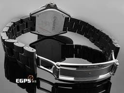 CHANEL 香奈兒 J12 Ceramic GMT H3101 黑色啞光陶瓷材質 兩地時區 <font color="#FF0000">時尚質感霧面高抗磨黑陶瓷 2023年保單</font> 自動上鍊 41mm