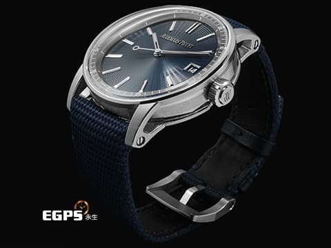 Audemars Piguet 愛彼 AP錶 CODE 11.59系列 15210ST.OO.A348KB.01 藍色同心圓漣漪紋飾面盤&nbsp;大三針 不鏽鋼材質 2025年保卡&nbsp;自動上鍊 41mm