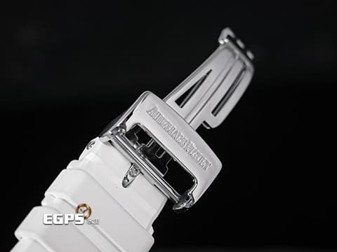 Audemars Piuget 愛彼 AP錶 Royal Oak Offshore &nbsp;皇家橡樹離岸型 不鏽鋼材質    精鑲鑽石滿天星面盤、鑲鑽錶圈、鑲鑽錶殼 &nbsp;自動上鍊 計時碼表 42mm