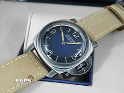 PANERAI 沛納海 Luminor Venticinque PAM02025 <font color="#0582f5">社群Paneristi成立25週年 限量版 藍色漸變三明治面盤 藍寶石金魚缸風防</font>&nbsp;PAM2025 三日鍊 Brunito塗層不鏽鋼材質 <font color="#ff0000">傳奇「Fiddy」復刻款&nbsp;</font><font color="#FF0000">2026年保單 限量1000只</font>&nbsp;手上鍊 44mm