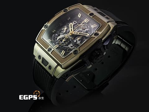 Hublot 宇舶 Spirit of Big Bang 大爆炸 靈魂系列 642.MX.0130.RX 宇舶獨家 魔術金材質 黑色鏤空面盤 計時碼表 2026年電子保單 限量200支 自動上鍊 42mm