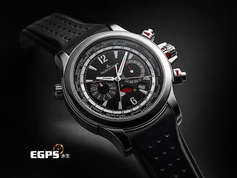 Jaeger-LeCoultre 積家 Master Compressor Extreme World Chronograph 150.8.22 大型運動複雜功能錶 GMT世界時間 24時區顯示 計時碼錶 限量200只 2025年保卡&nbsp;自動上鏈 46mm