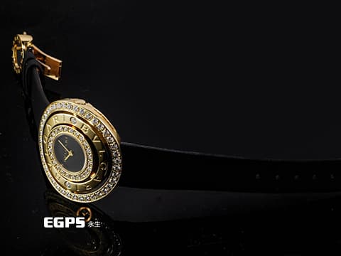 BVLGARI 寶格麗 Bulgari Astrale Cerchi系列 AE36G 18K黃金材質&nbsp;原廠鑲嵌鑽石錶圈&nbsp;石英機芯 36mm