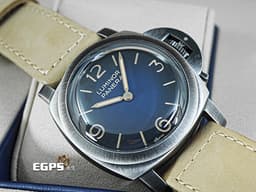 PANERAI 沛納海 Luminor Venticinque PAM02025 <font color="#0582f5">社群Paneristi成立25週年 限量版 藍色漸變三明治面盤 藍寶石金魚缸風防</font>&nbsp;PAM2025 三日鍊 Brunito塗層不鏽鋼材質 <font color="#ff0000">傳奇「Fiddy」復刻款&nbsp;</font><font color="#FF0000">2026年保單 限量1000只</font>&nbsp;手上鍊 44mm