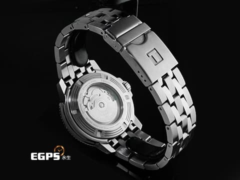 TISSOT 天梭 海星 1000系列 T1204071109101 漸層湖水藍色面盤 大三針 不鏽鋼材質&nbsp;2024年保單 自動上鍊 43mm