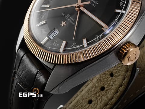 OMEGA 歐米茄 星座系列 Globemaster 130.23.41.22.06.001&nbsp;13023412206001 18K玫瑰金材質 半金款 太陽線紋磨砂灰色Pie Pan Dial-多邊型立體錶盤&nbsp;2022年保卡&nbsp;自動上鏈 41mm