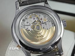Patek philippe 百達翡麗 PP錶 Complications 複雜功能時計 Annual Calendar MoonPhases&nbsp;<font color="#4169e1">藍色漸變黑色日輝紋錶盤</font>&nbsp;5205G-013 年曆錶 月相盈虧 日夜顯示 18K白金材質 <font color="#FF0000">2025年保單</font>&nbsp;5205 G 自動上鍊 40mm