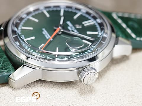 BREITLING 百年靈 Top Time系列 AB3113 綠色面盤&nbsp;三日鍊 大三針 不鏽鋼 AB3113171L1X1 自製B31機芯&nbsp;2026年保單&nbsp;賽車錶 自動上鍊 38mm