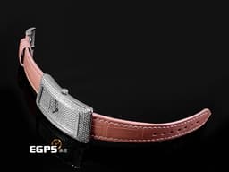 Vacheron Constantin 江詩丹頓 25010 18K白金材質 <font color="#05f0f0">精鑲滿天星鑽石面盤、錶圈 精鑲鑽石錶扣</font>&nbsp;<font color="#ff0000">整支錶重約1.68兩</font> 石英機芯 23mm