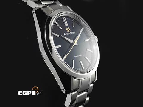 GRAND SEIKO 特級精工 GS 精工 Heritage Collection&nbsp;44GS問世55週年 紀念款 【月天心】 深藍色放射壓紋面盤&nbsp;SBGY009 不鏽鋼材質&nbsp;2024年保卡 限量1500只 附原廠不鏽鋼鏈帶&nbsp;手動上鍊 41mm