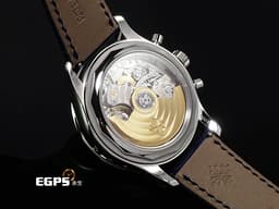 PATEK PHILIPPE 百達翡麗 PP錶 5961P-001  
複雜功能飛返計時年曆錶 <font color="#FF0000">PT950鉑金材質 </font><font color="#05f0f0">原廠鑲嵌長方形透明鑽石時標、錶圈、錶扣</font><font color="#FF0000">&nbsp;<font color="#0000E3">藍色面盤</font> 2021年保單 錶友蒐藏未使用品</font>&nbsp;自動上鍊 40.5mm