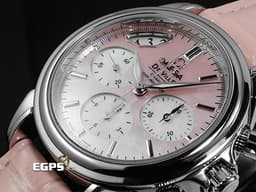 OMEGA 歐米茄 DE VILLE 碟飛系列 48787434 4878.74.34<span style="font-size: 10pt;">&nbsp;不鏽鋼材質&nbsp;</span><font color="#fdaff3" style="font-size: 10pt;">粉色珍珠貝母 熊貓計時面盤面盤</font><span style="font-size: 10pt;"> 同軸擒縱 自動上鍊 35mm</span>
