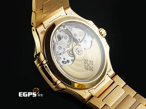 Patek Philippe 百達翡麗 PP 金鷹 鸚鵡螺 7118/1R-010&nbsp; 18K玫瑰金材質&nbsp;水平橫紋浮雕香檳金色面盤 &nbsp;2026年保單 保有部分原廠膠膜 自動上鍊 35.2mm